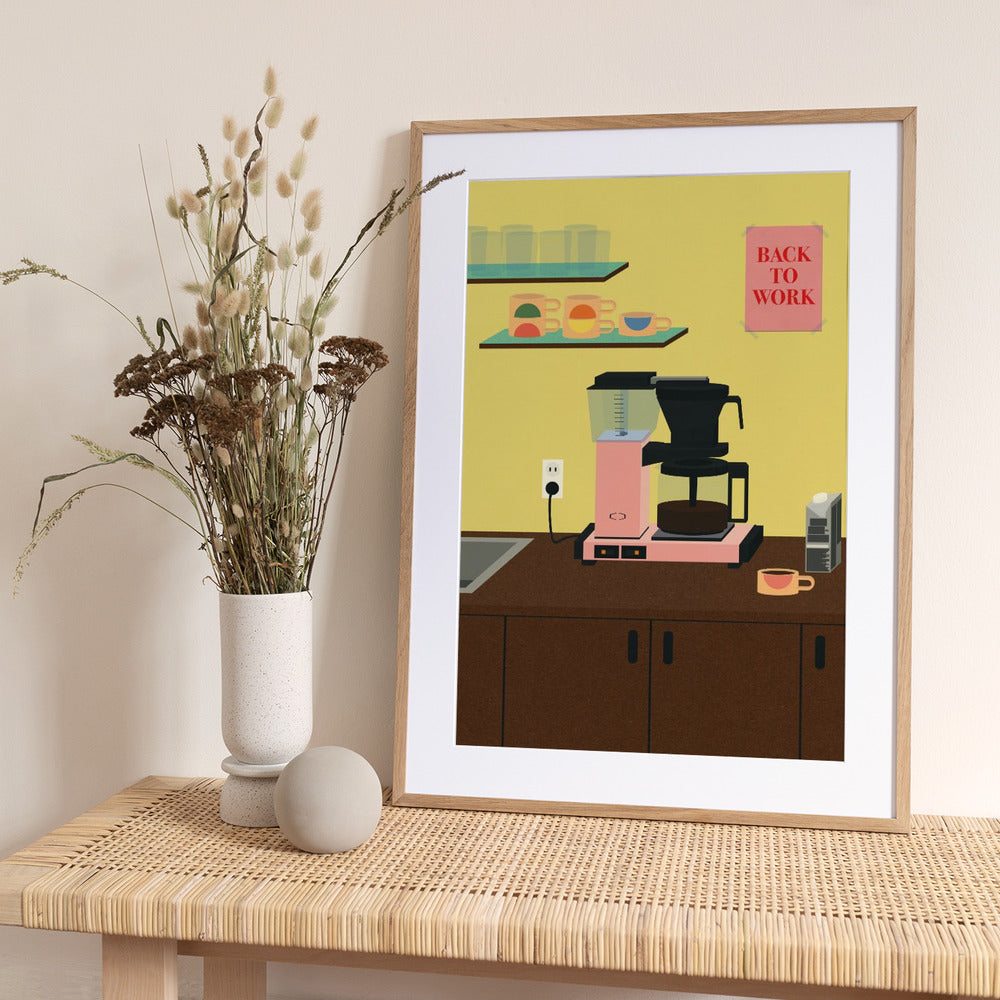 Back To Work - Art Print by Rosi Feist