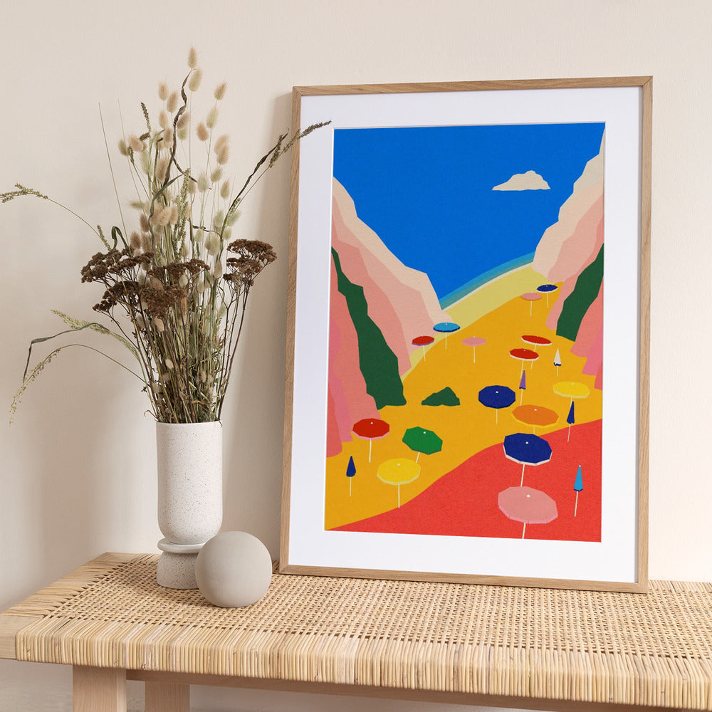 Lido Liguria - Art Print by Rosi Feist