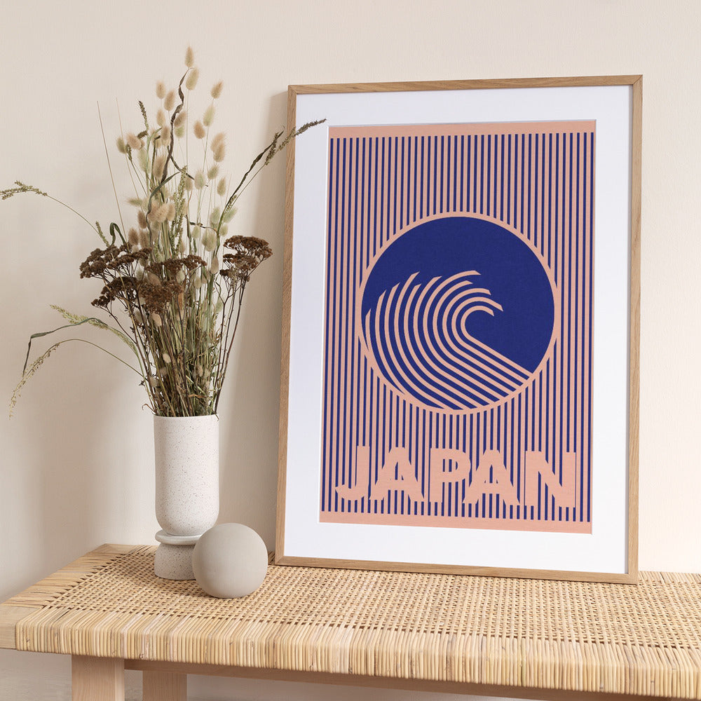 Great Wave of Japan - Art Print by Rosi Feist