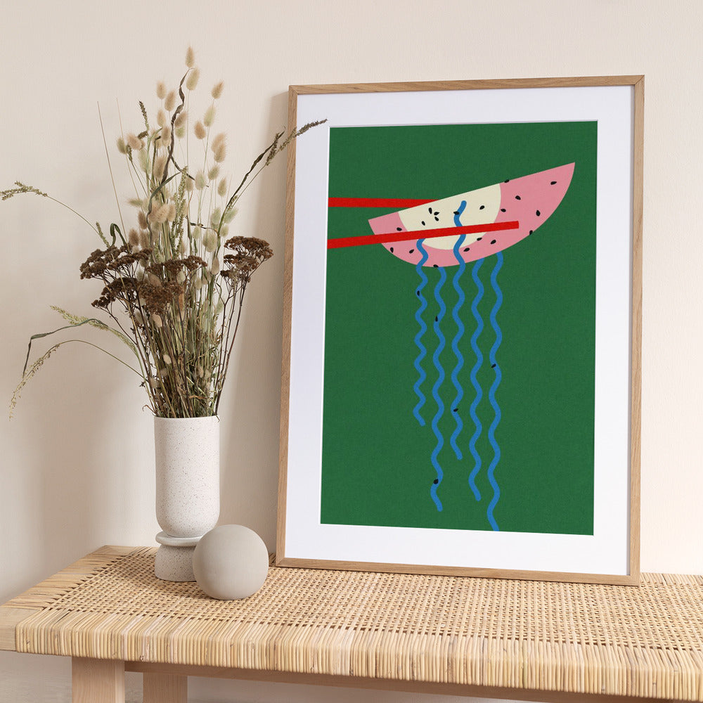 Hollywood Ramen - Art Print by Rosi Feist