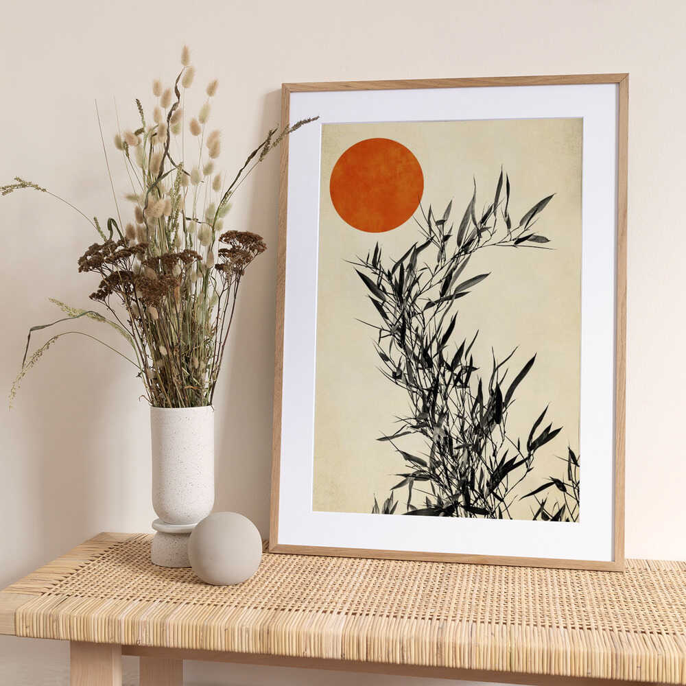 Japanese Birch - Art Print by Kubistika