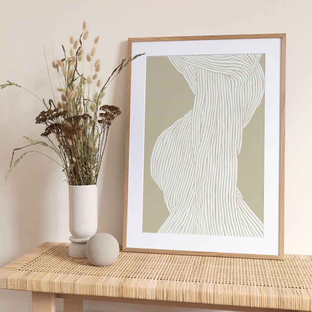 Flowing Lines Emerge - Art Print by Treechild