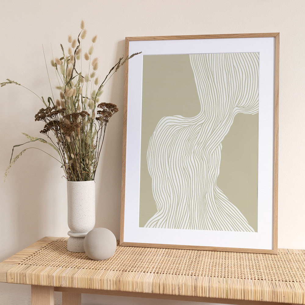 Flowing Linescape - Art Print by Treechild