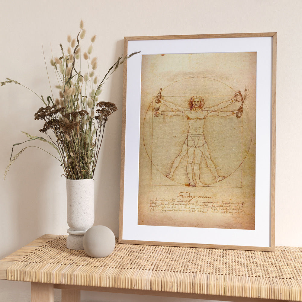 Friday Man - Art Print by Artem Pozdniakov