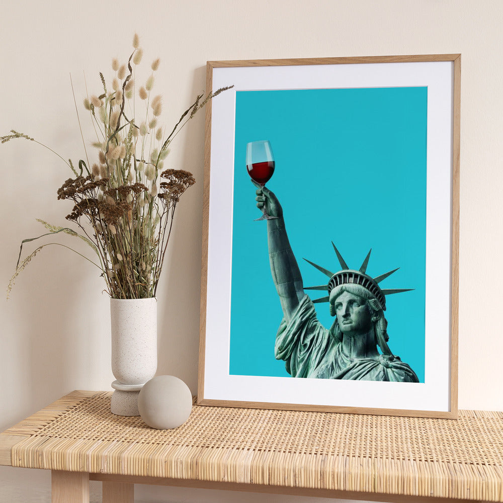 Liberty of Drinking - Art Print by Artem Pozdniakov