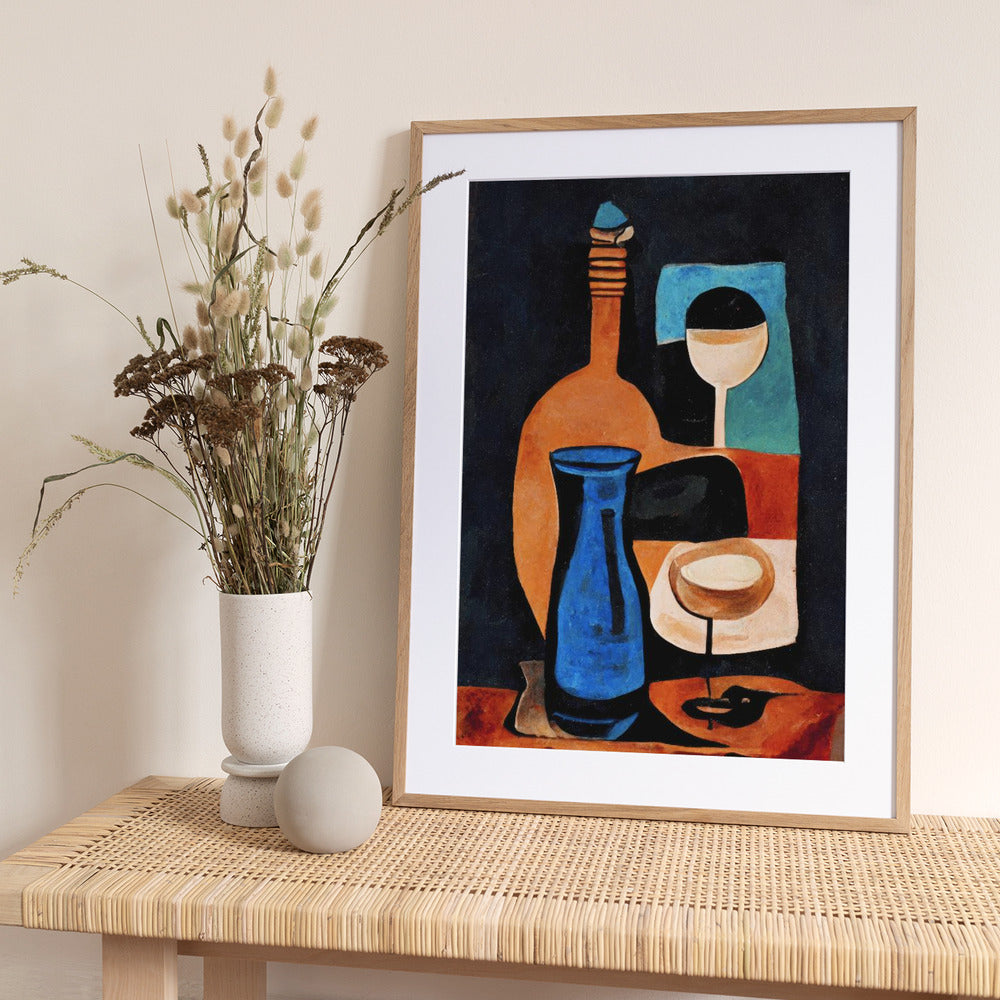 Still Life With Wine - Art Print by Treechild