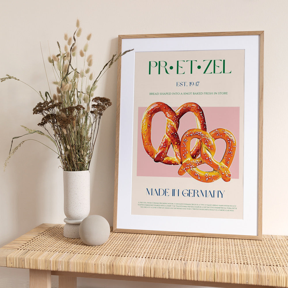 Pretzel Delight - Art Print by Nazma Khokhar