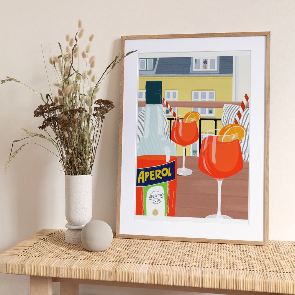 Balcony &quot;Hygge&quot; - Art Print by ByKammille