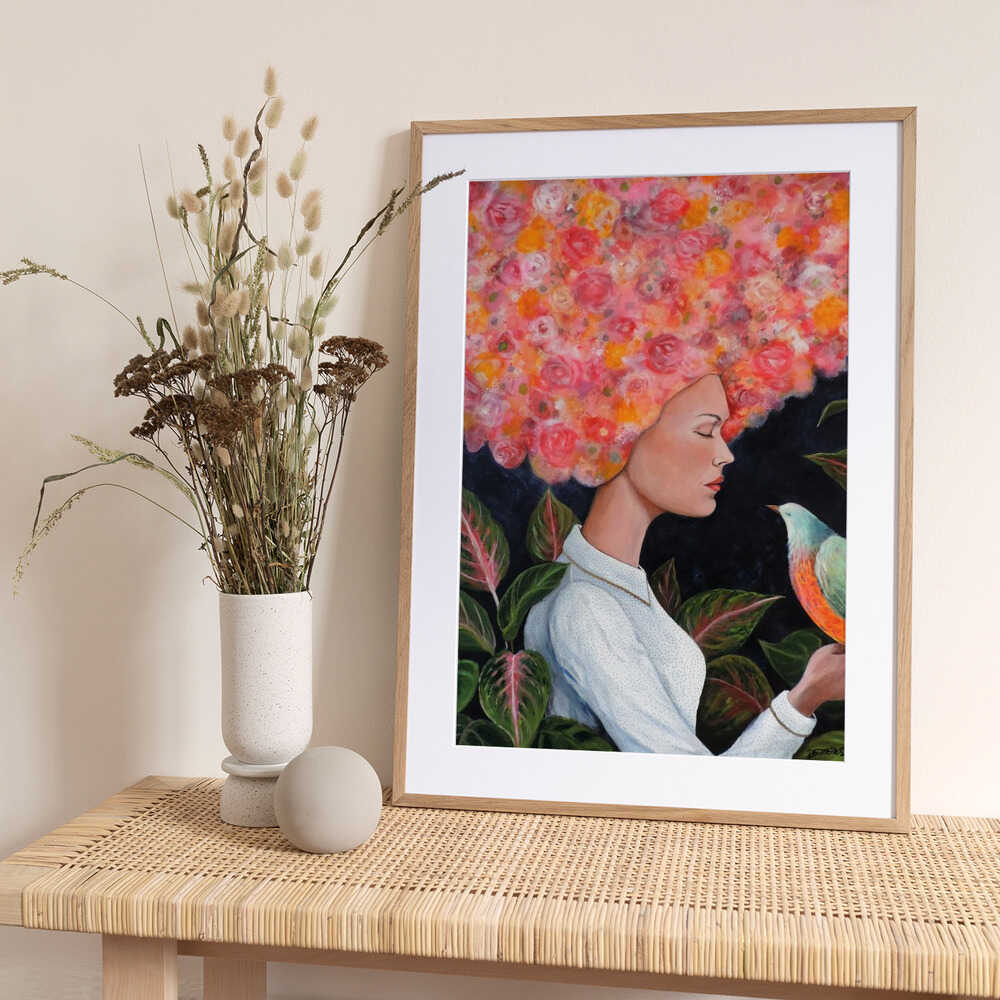 Quand L'eleve Est Pret, Le Maitre Apparait - Art Print by Sylvie Demers