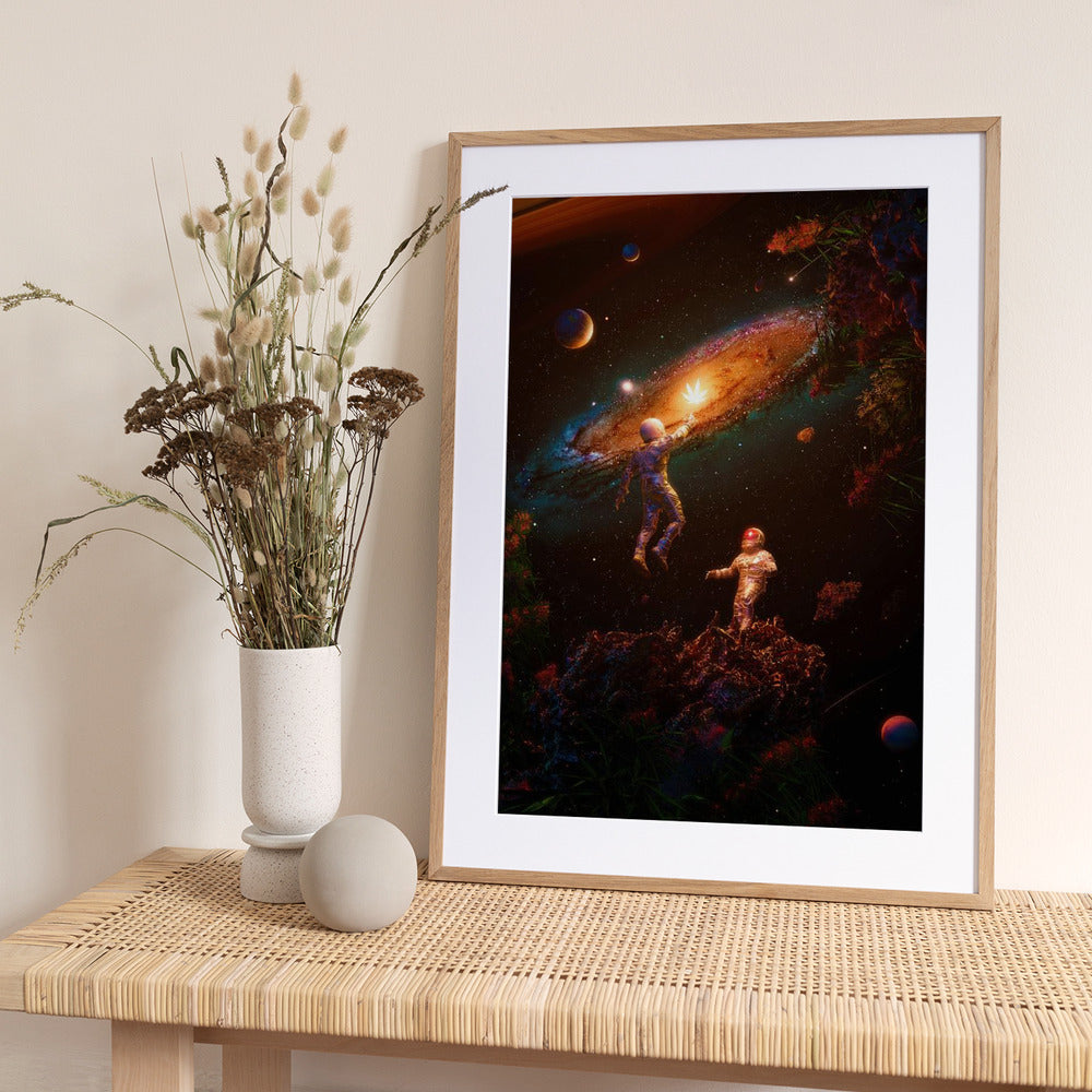 Follow the Light - Art Print by Nicebleed