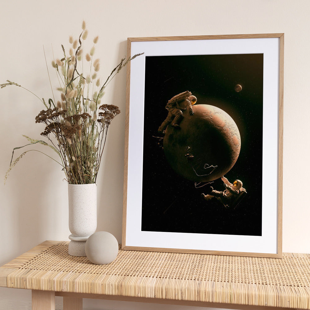 Gravity Play - Art Print by Nicebleed