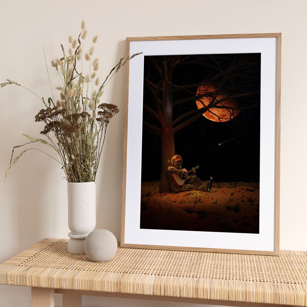 Moonlight Jam - Art Print by Nicebleed