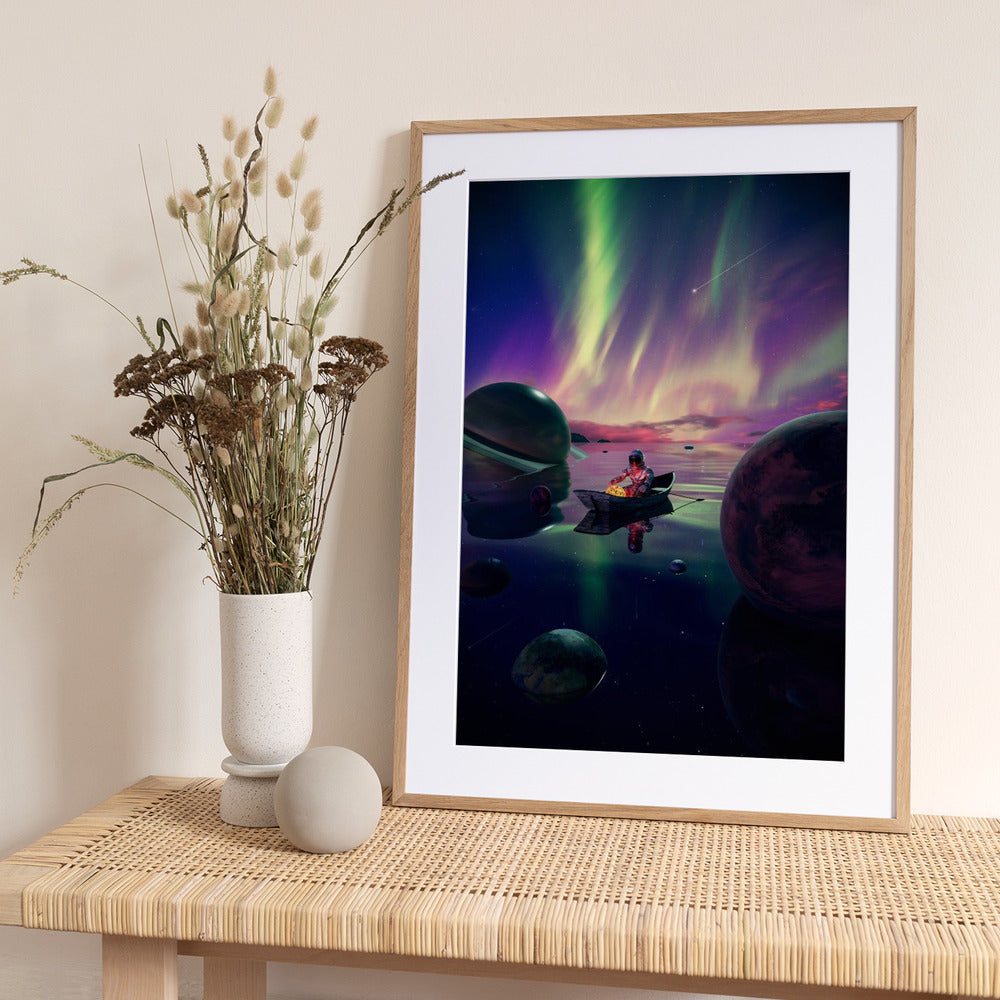 Star Collector - Art Print by Nicebleed