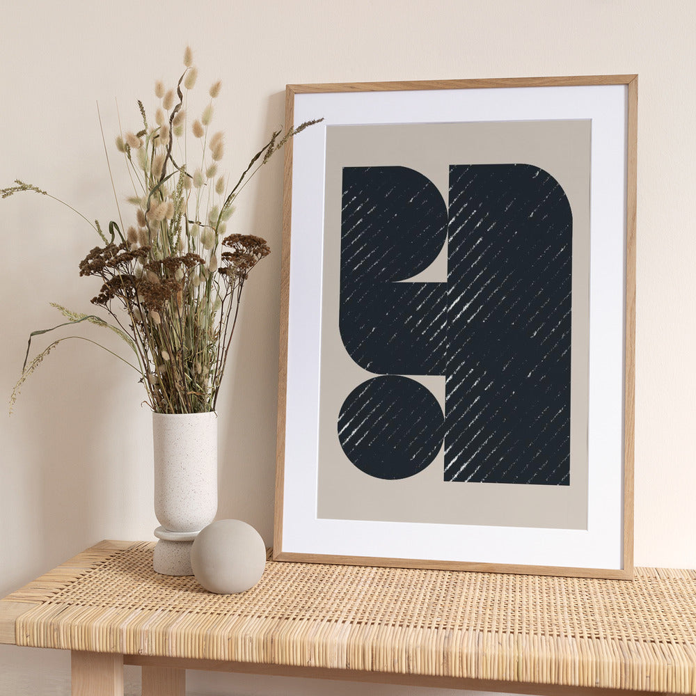 Geometric Harmony - Art Print by THE MIUUS STUDIO