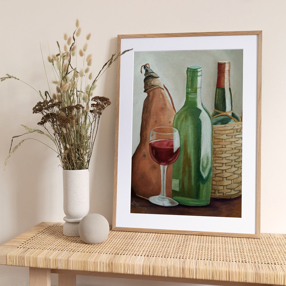 In the Winery - Art Print by Angeles M. Pomata