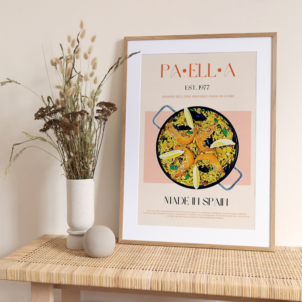Paella Perfection - Art Print by Nazma Khokhar