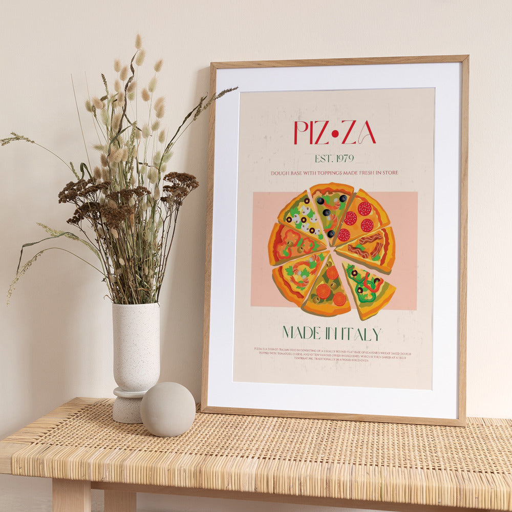 Slices of Italy - Art Print by Nazma Khokhar
