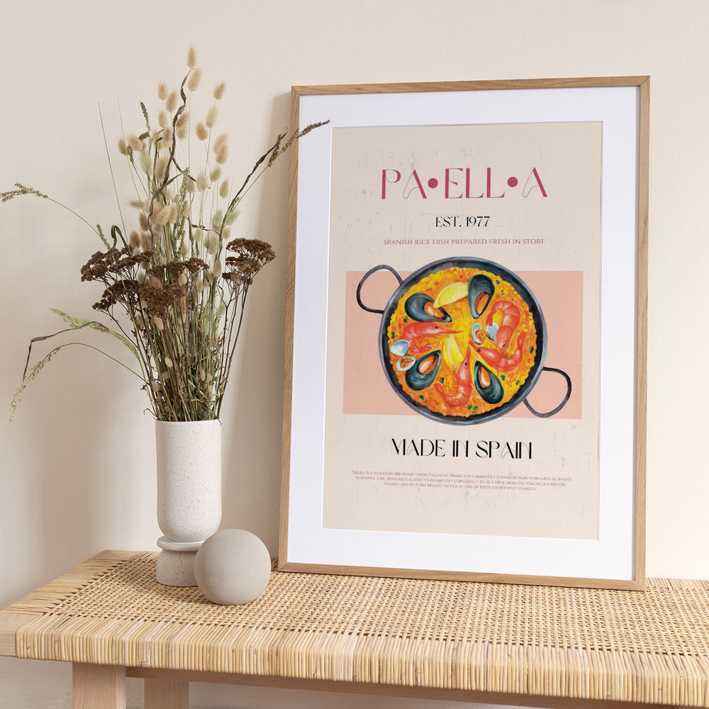 Paella Delight - Art Print by Nazma Khokhar