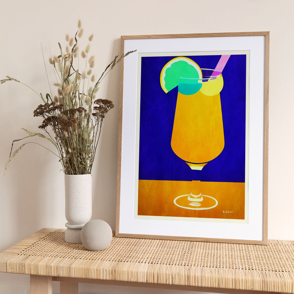 Pina Colada - Art Print by Bo Anderson