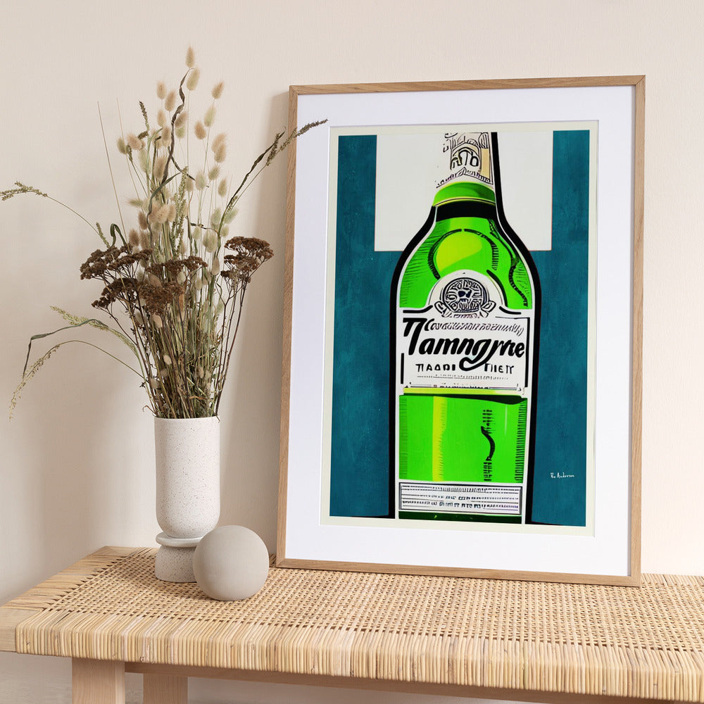 Vintage Gin & Some Tonic... - Art Print by Bo Anderson