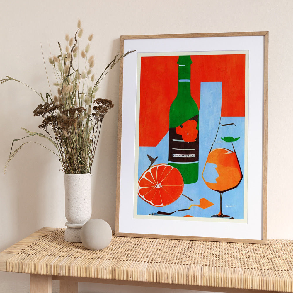 Sunny Picnic In the Park - Art Print by Bo Anderson