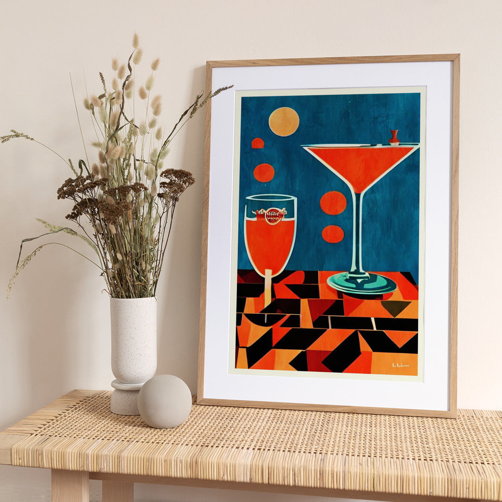 Midnight In Napoli - Art Print by Bo Anderson