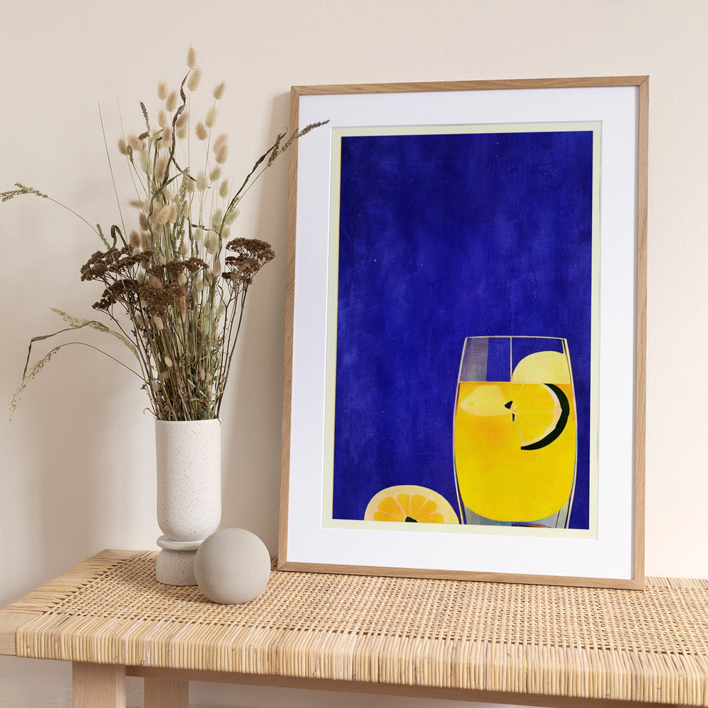Ice Cold Lemonade - Art Print by Bo Anderson
