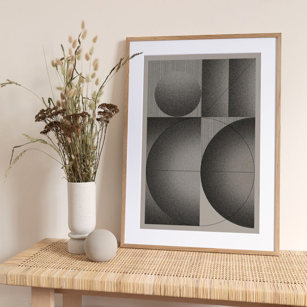 Geometric Harmony - Art Print by THE MIUUS STUDIO