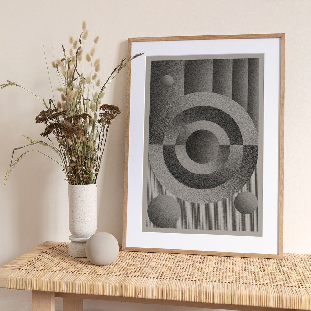 Cosmic Circles - Art Print by THE MIUUS STUDIO