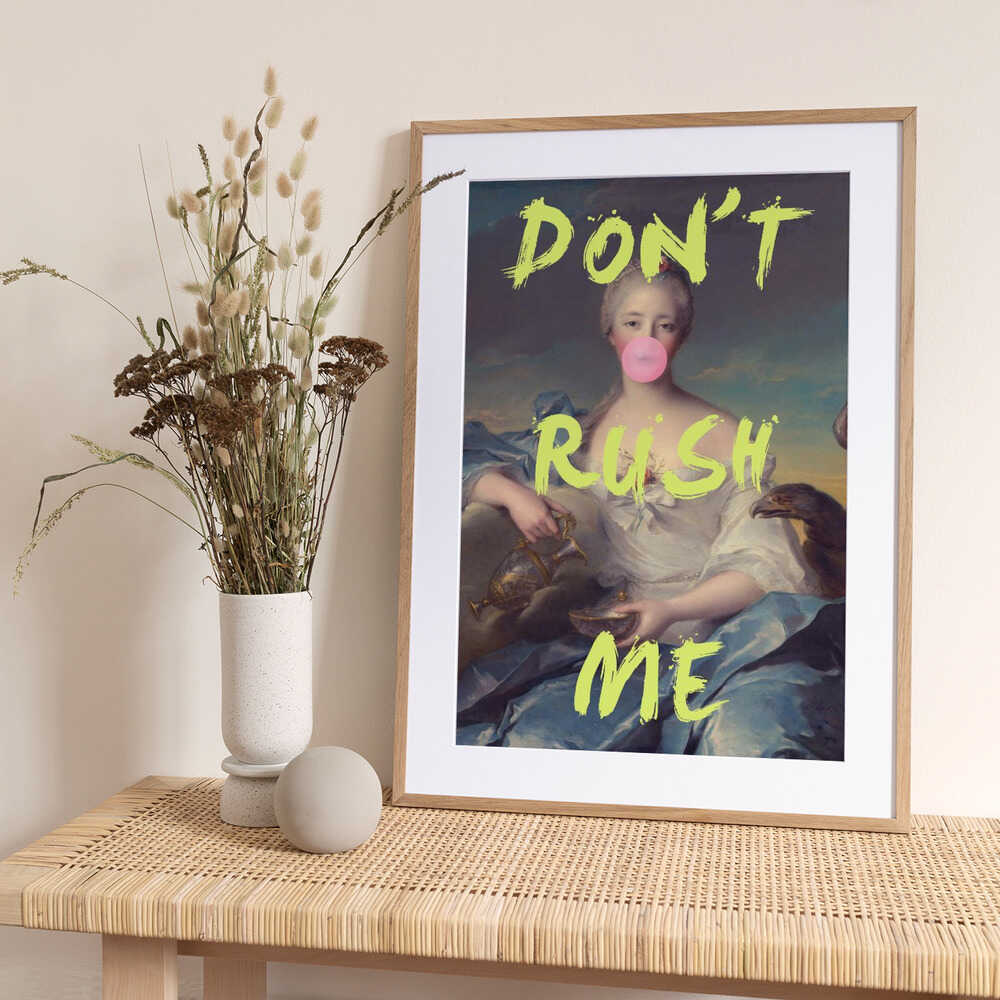 Dontrushme79 Ratioiso - Art Print by Talitha McQueen