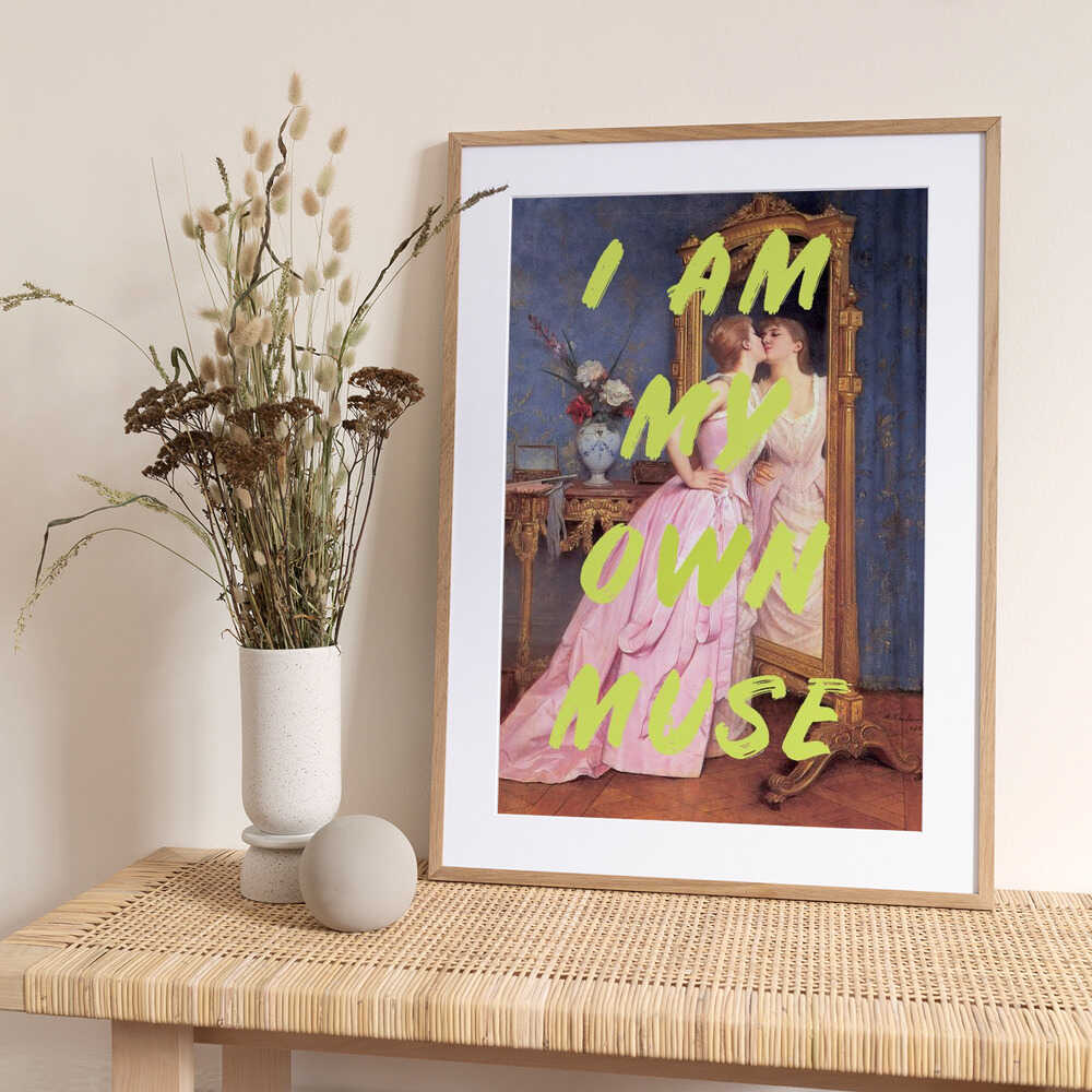 Myownmuseyellow2 Ratioiso - Art Print by Talitha McQueen