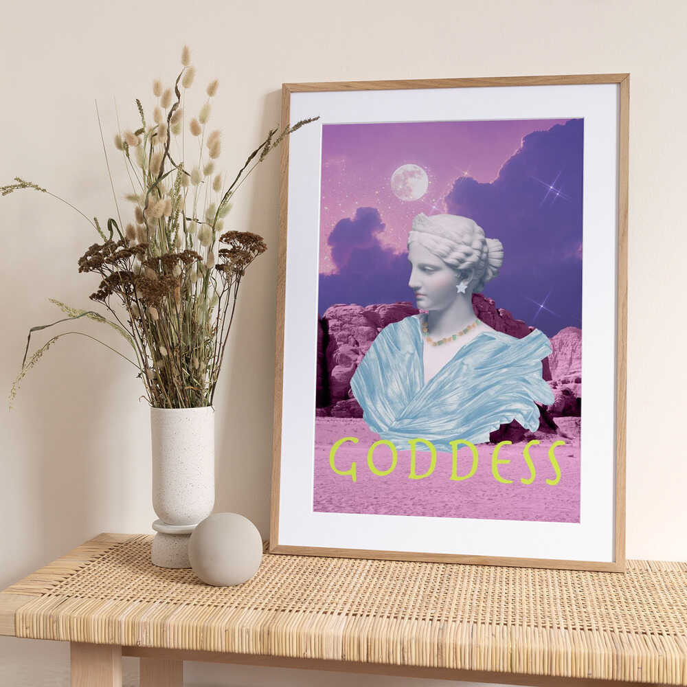 Goddess6 Ratioiso - Art Print by Talitha McQueen