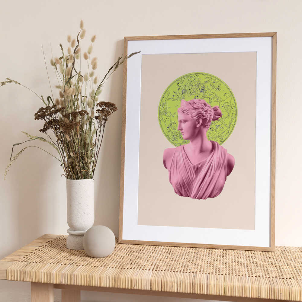 Artemisneonzodiac Size11x14 - Art Print by Talitha McQueen