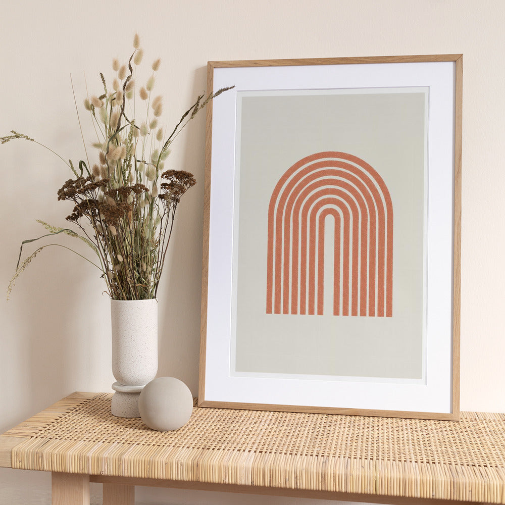 Retro Arch Lines - Art Print by THE MIUUS STUDIO