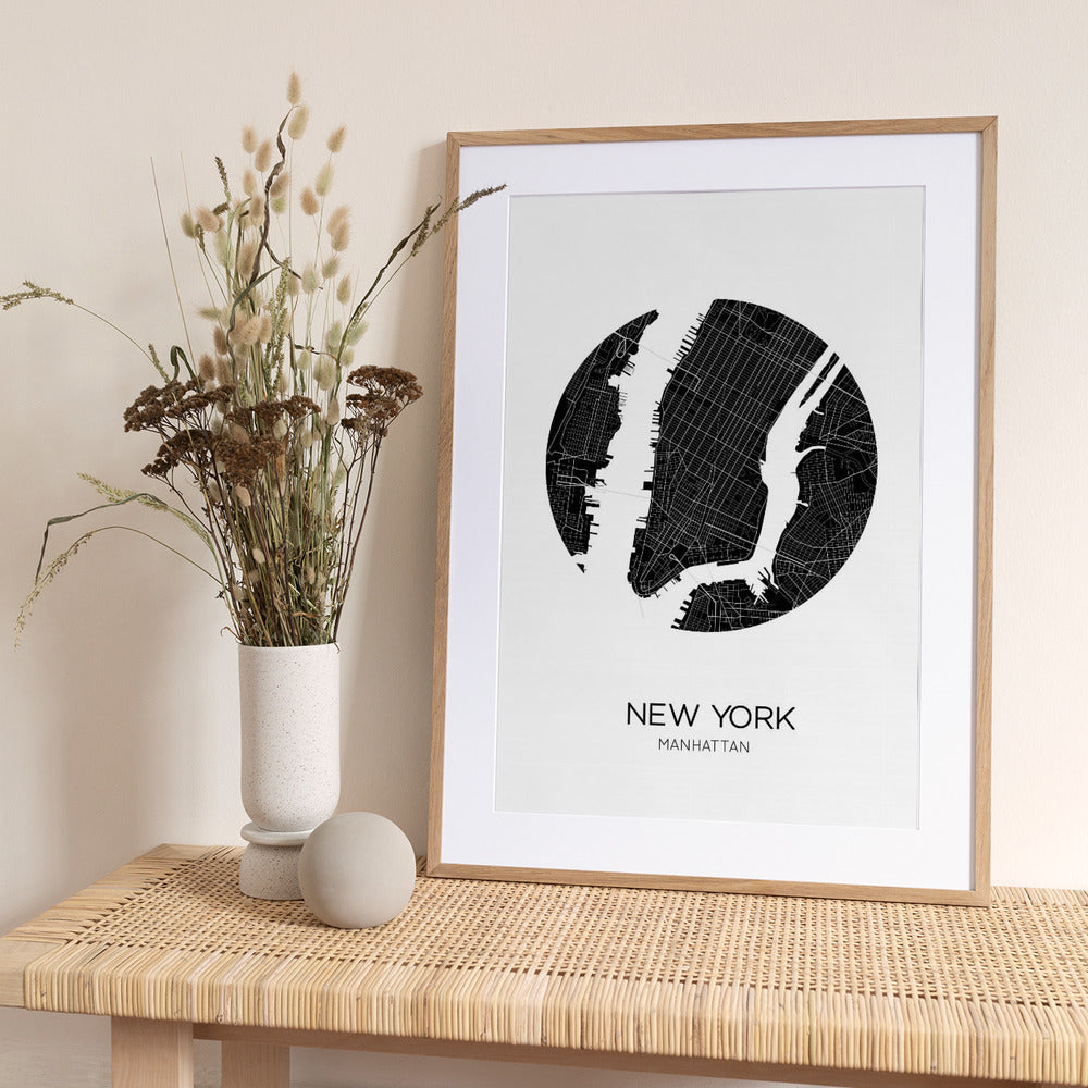Circular Cityscape - Art Print by THE MIUUS STUDIO