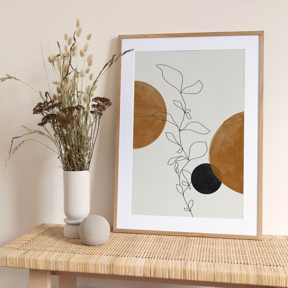 Earthy Line Dance - Art Print by THE MIUUS STUDIO