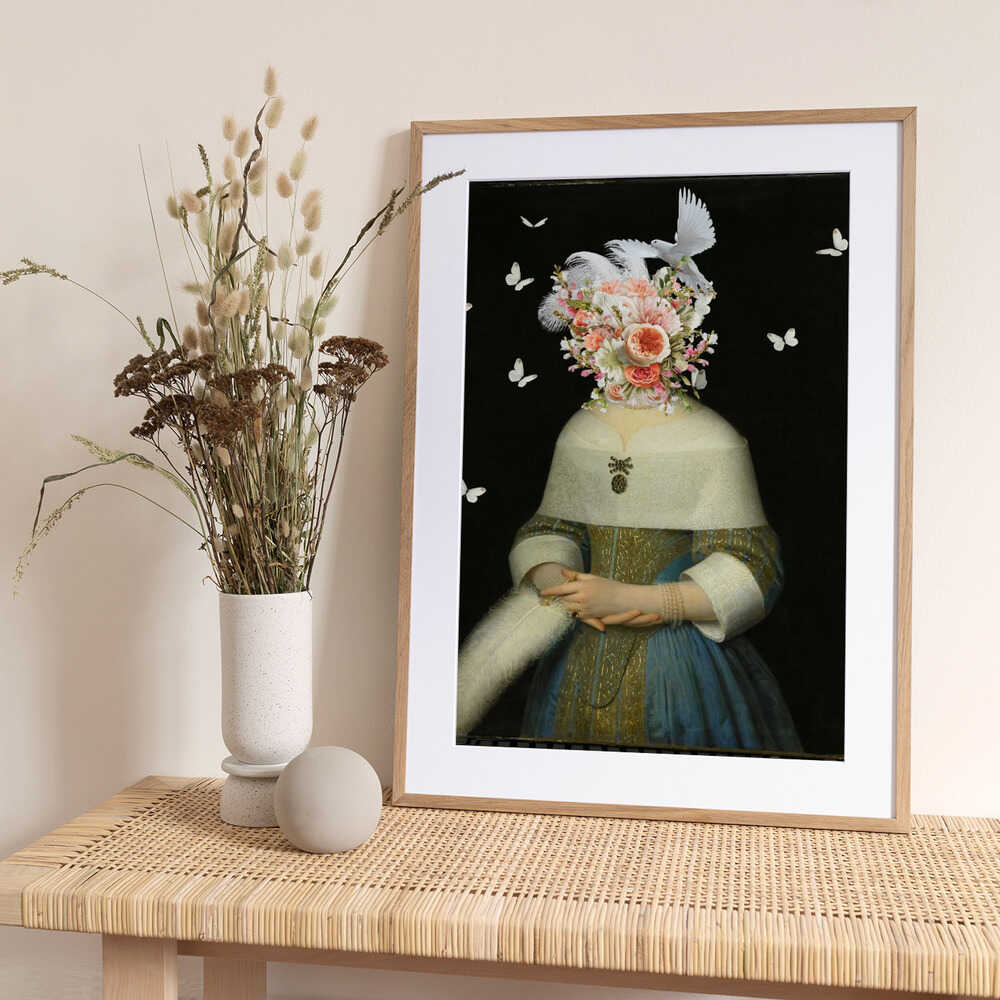 Lady Jane Dovelander - Art Print by Sue Skellern