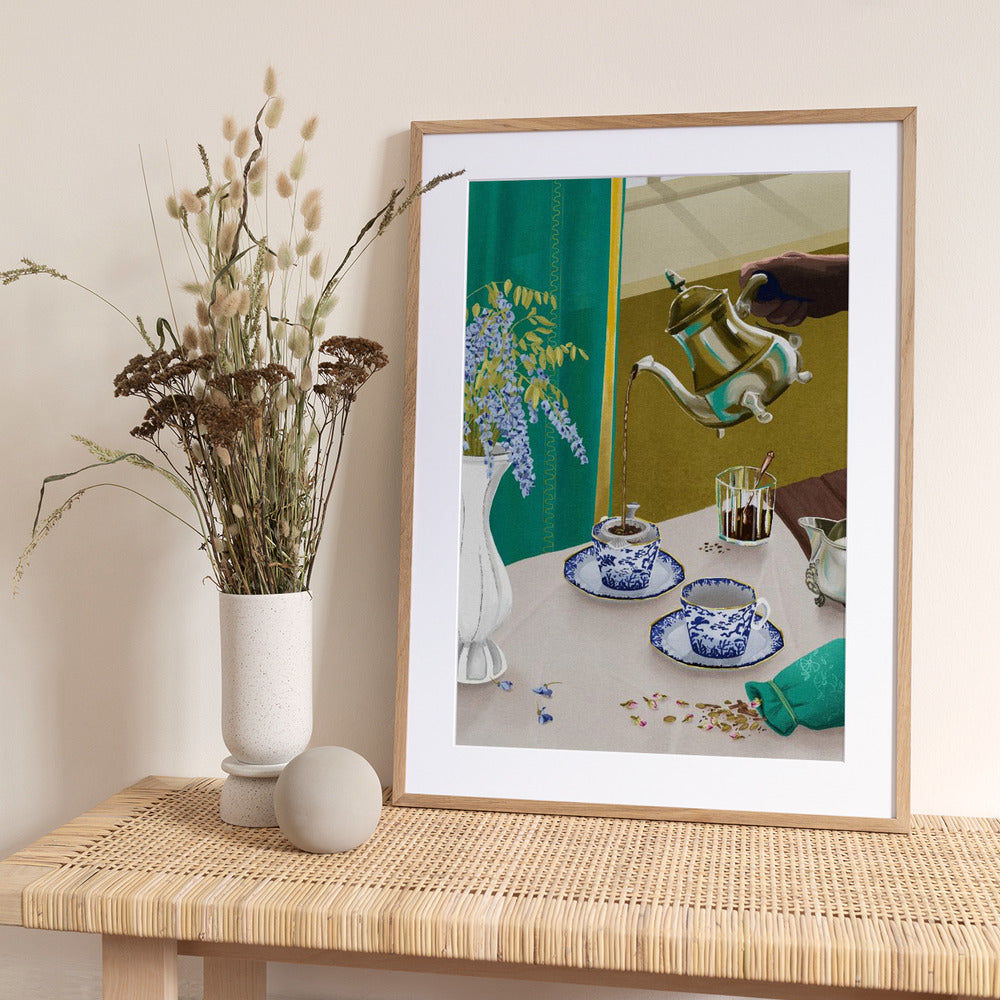 I Despise English Tea - Art Print by Goed Blauw