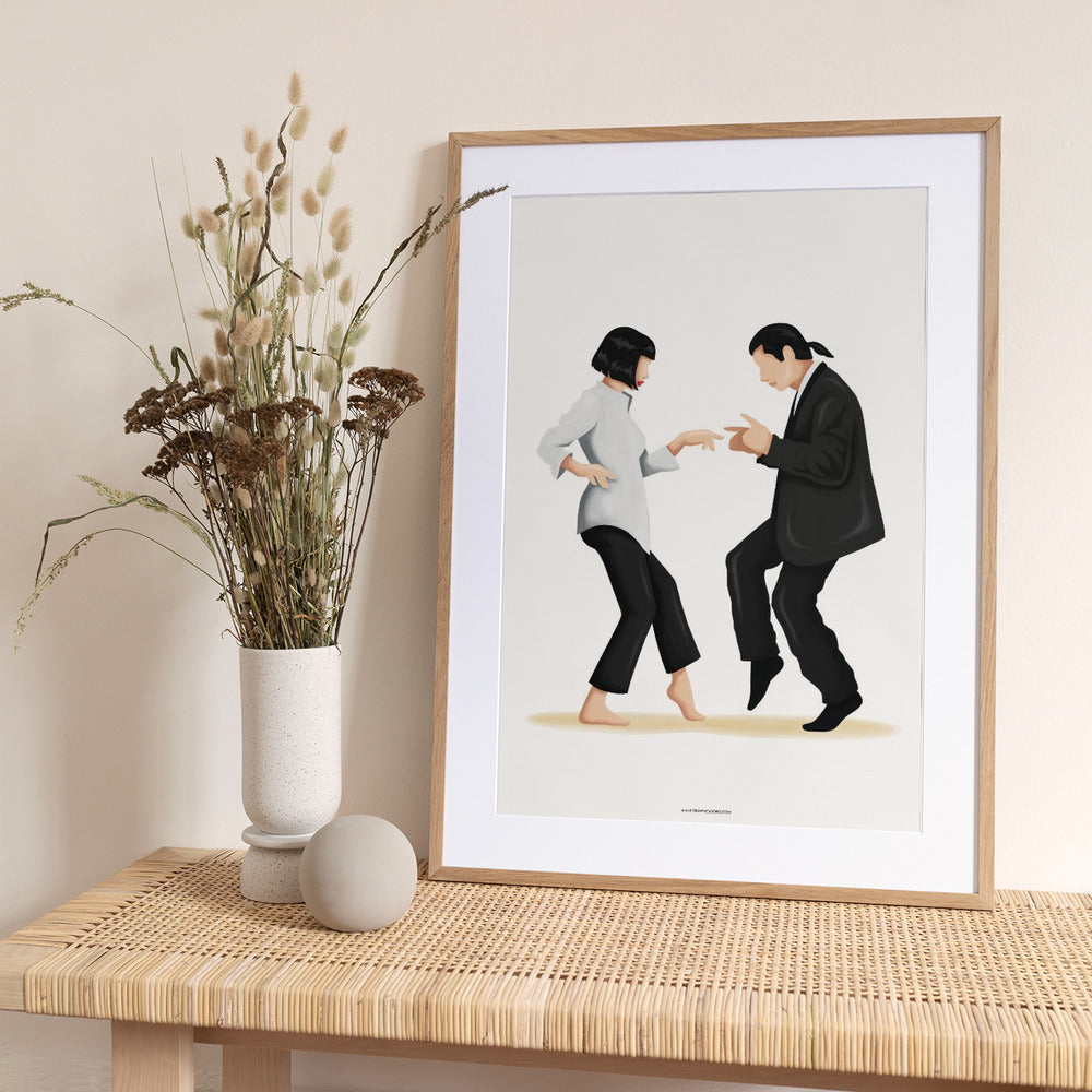 Pulp Fiction - Art Print by Nour Tohme