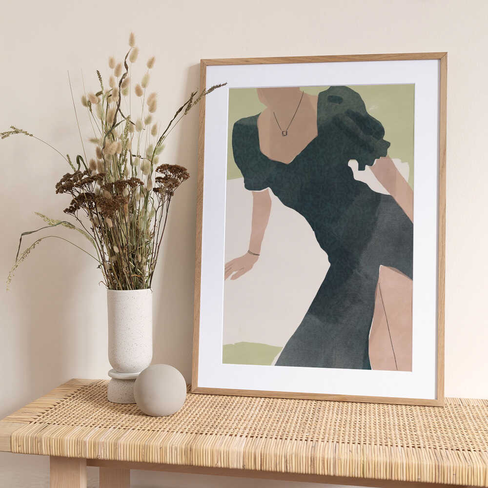Sunny Leopard Figurative - Art Print by Little Dean