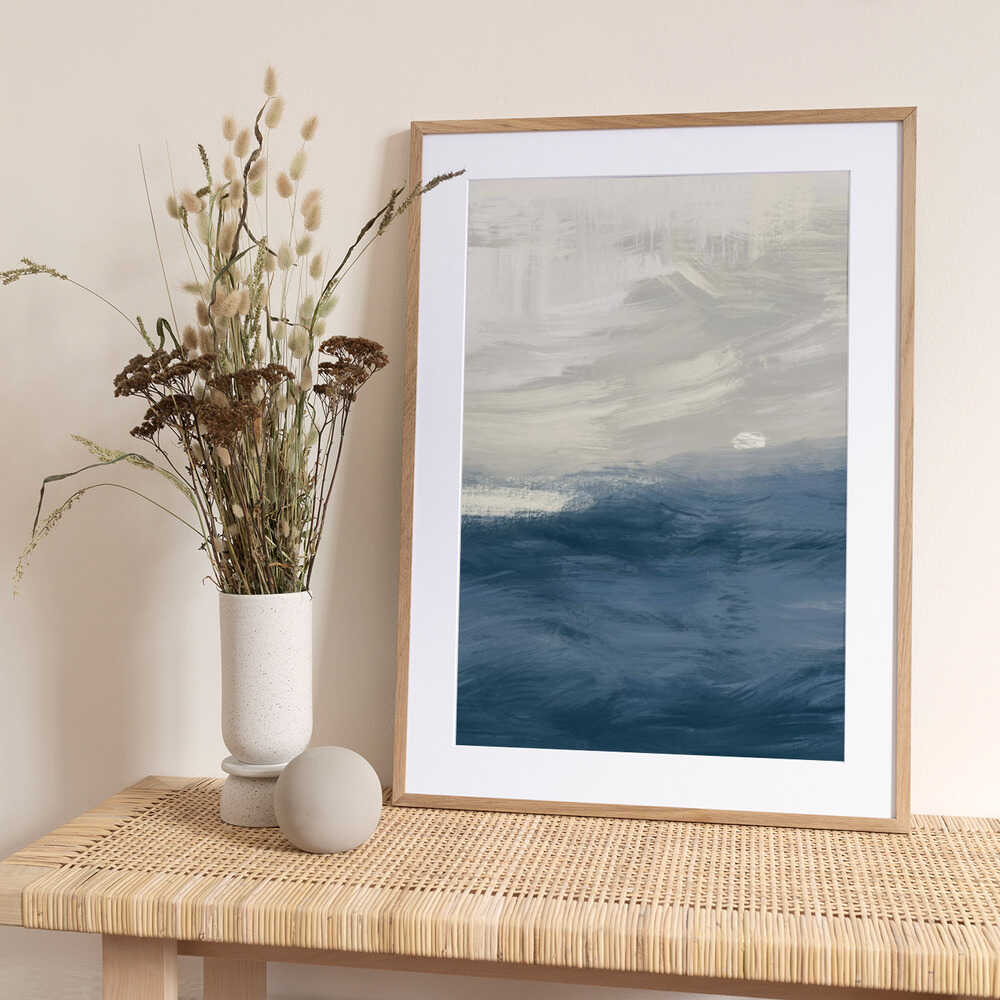 Ocean's Tranquility - Art Print by Little Dean