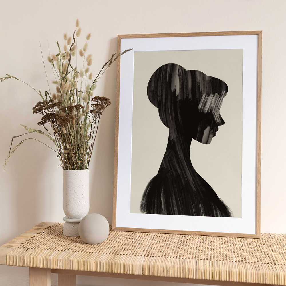 Monochrome Silhouette - Art Print by Little Dean