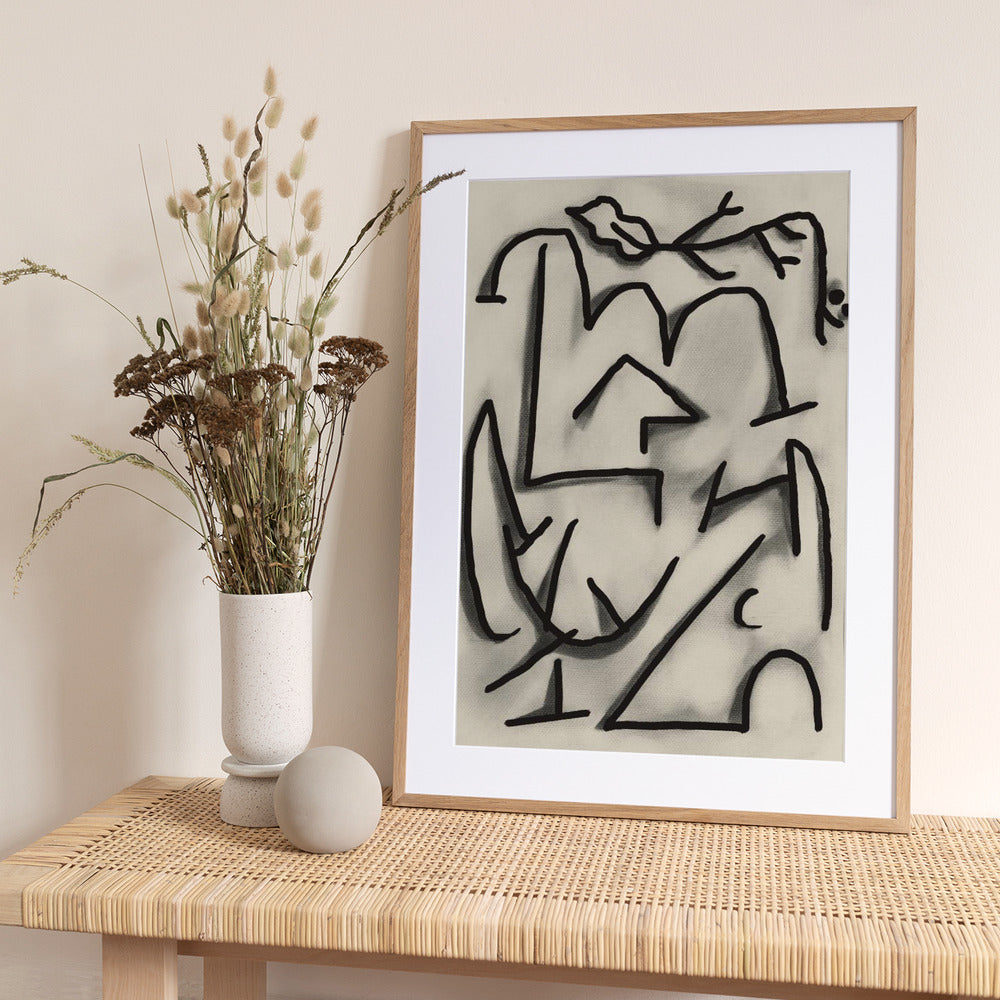 Abstract Linescape - Art Print by Little Dean