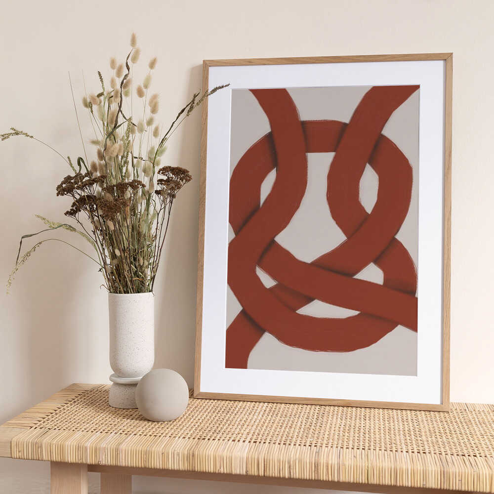 The Red Knot - Art Print by Little Dean