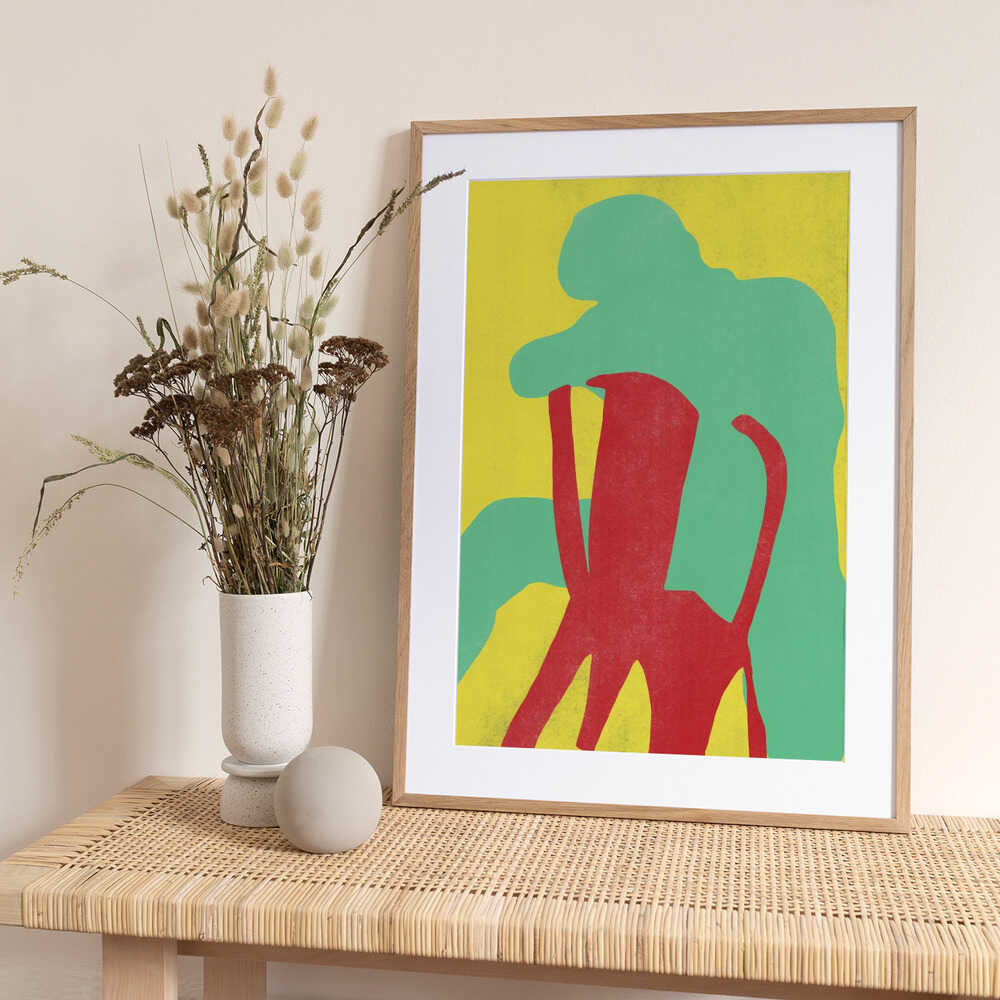 Minimalistic Abstract Silhouettes - Art Print by Little Dean