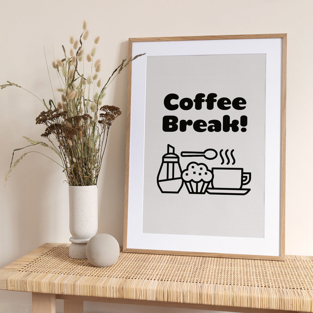 Coffee Break - Art Print by FINE FINE STUFF