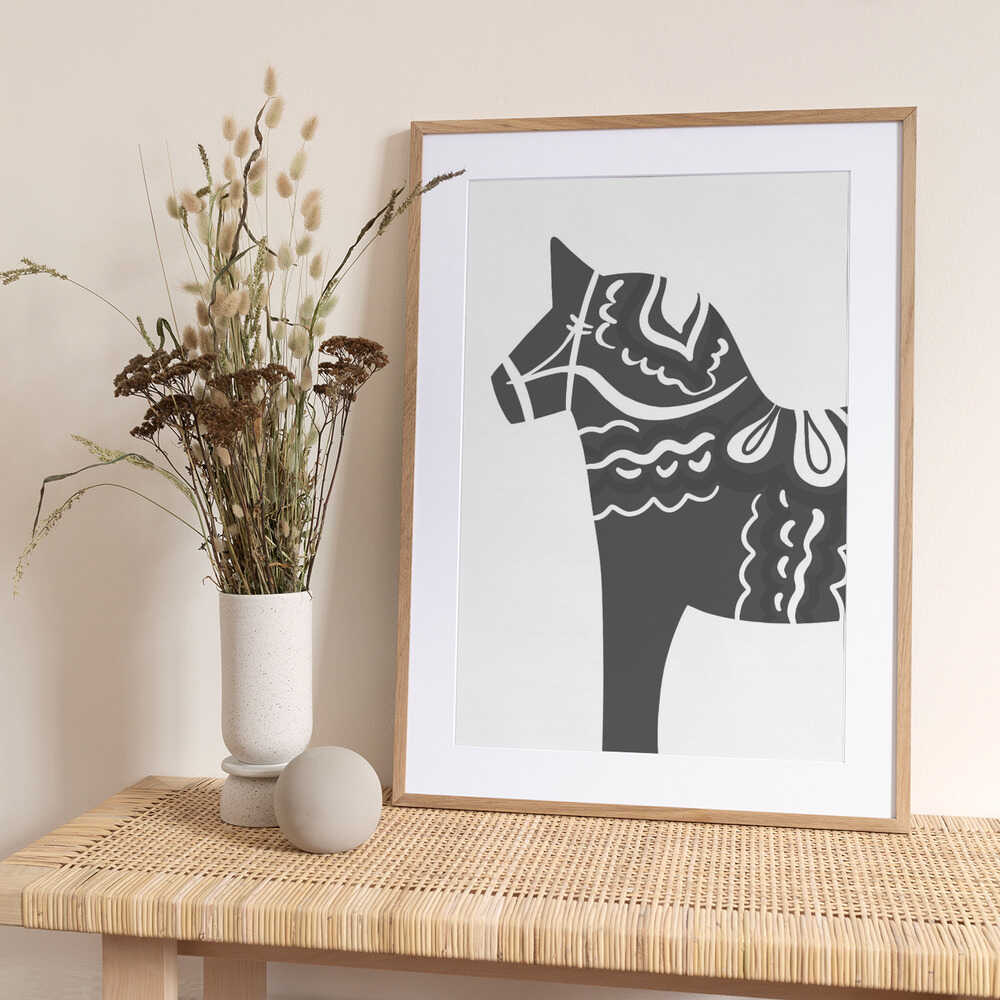 Silent Equine Elegance - Art Print by Athene Fritsch