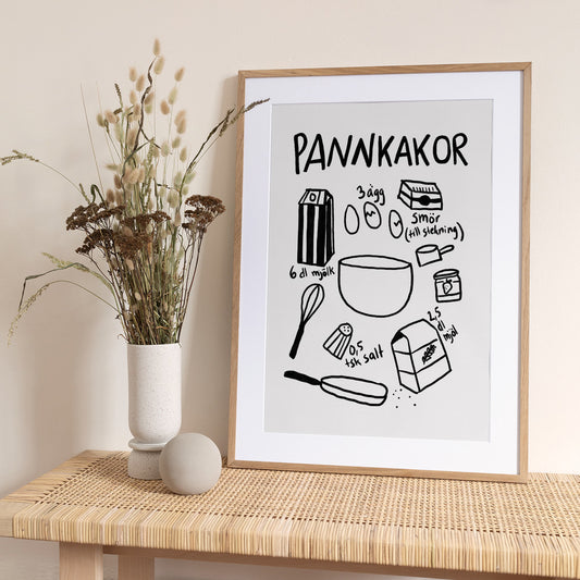 Pancake Essentials - Art Print by Athene Fritsch