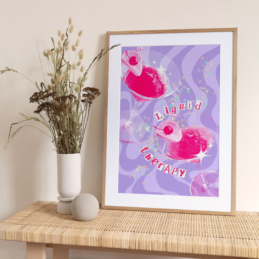 Liquid therapy - Art Print by Athene Fritsch