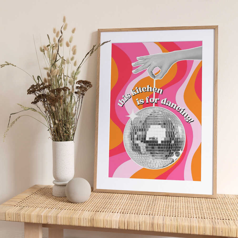 Disco Kitchen Vibes - Art Print by Athene Fritsch